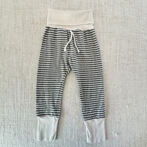 Childhoods black & white striped joggers GUC 2T